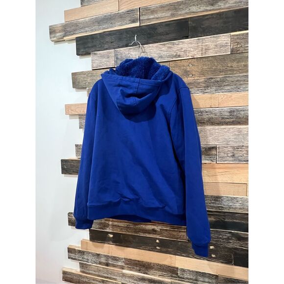 Michael Kors Men blue full zip hoodie sz XL - Picture 2 of 7